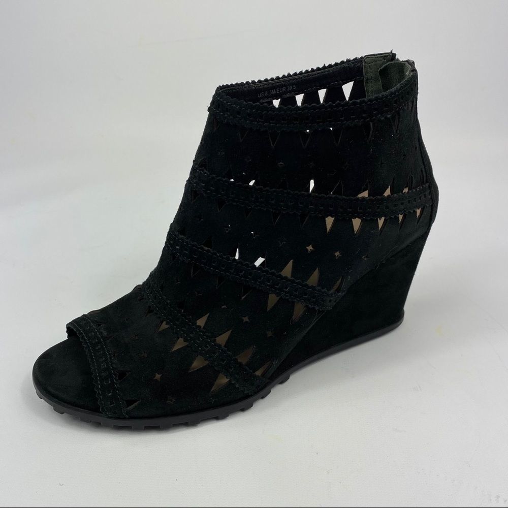 Via Spiga Latanya wedge sandal peep toe perforated - Picture 16 of 16